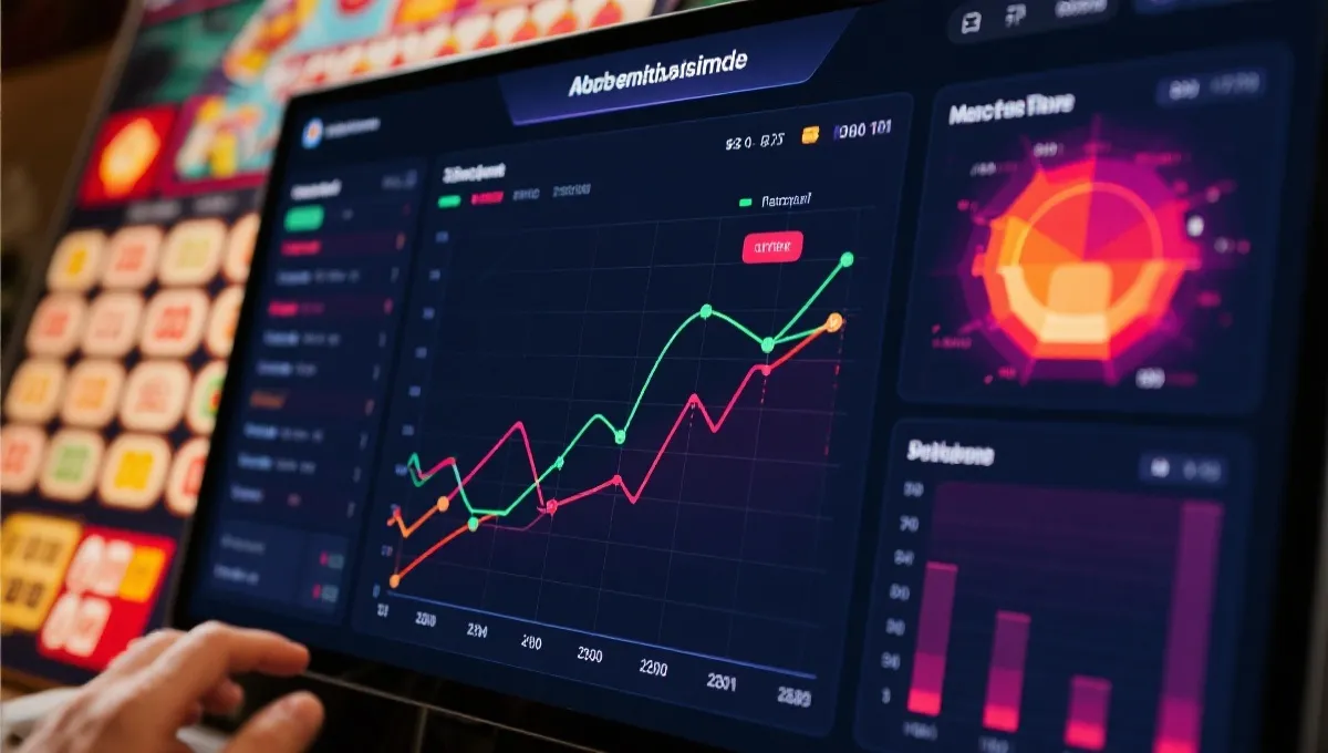 数据看板与走势图示意